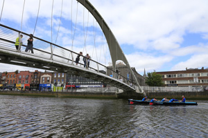 A bridge over the Liffey river in Dublin