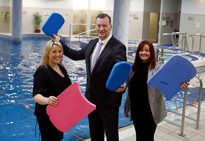 Jennie Dockrell, customer operations director, Flogas Natural Gas, Patrick Curran, general manager, Knightsbrook Hotel, Spa and Golf Resort and Bronagh Needham, commercial customer service manager, Flogas Natural Gas.